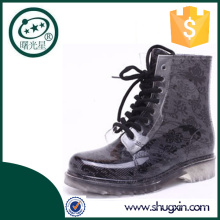 sapatos femininos de chuva gelatina botas sapatos da moda femininos B-817